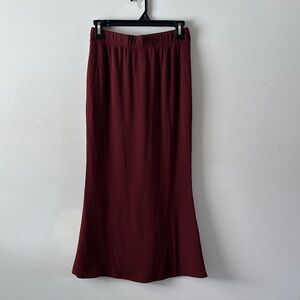 OGL Wine Long Maxi Skirt